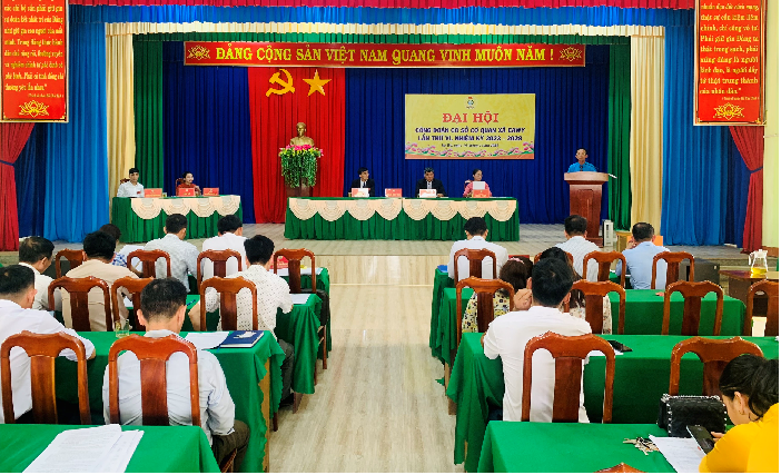 Đại hội Công đoàn xã Ea Wy nhiệm kỳ 2023-2028